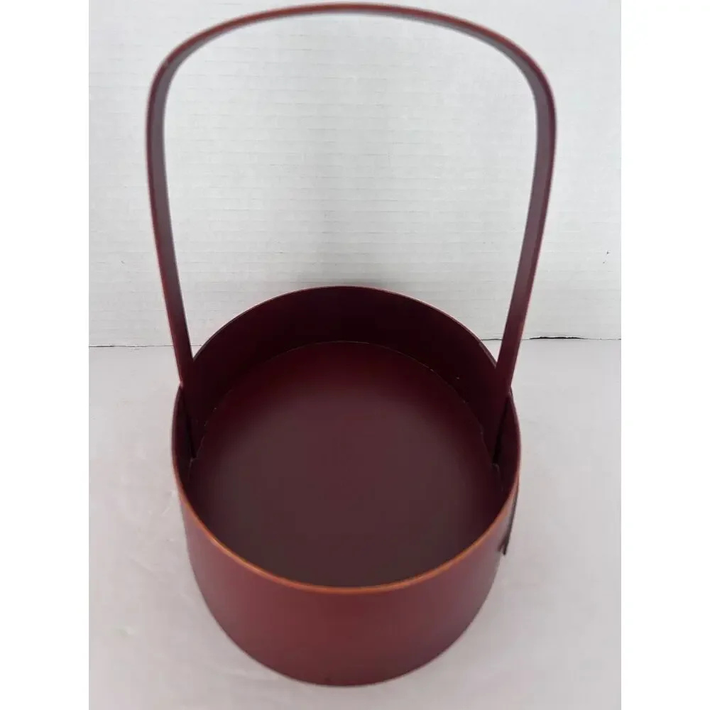 Vintage Bentwood Handled Stain Red Painted by Fry's Measure Mill Wilton, N.H.